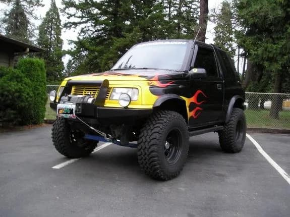1995 Geo Tracker garage profile 1995 Geo Tracker owned by sp33dfr33k1 — similar build on CarCultureHQ